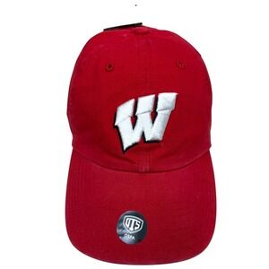 Wisconsin Badgers Baseball Cap Hat Adjustable College NCAA Baseball Red Men OSFA